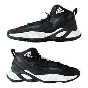 Adidas Exhibit A Mid basketball men’s size 5.5 women’s 6.5 black new with box